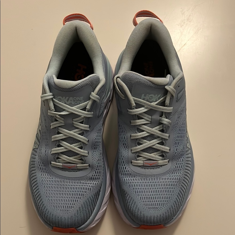 Hoka One One Gray Athletic Shoes with Cushioned Midsole